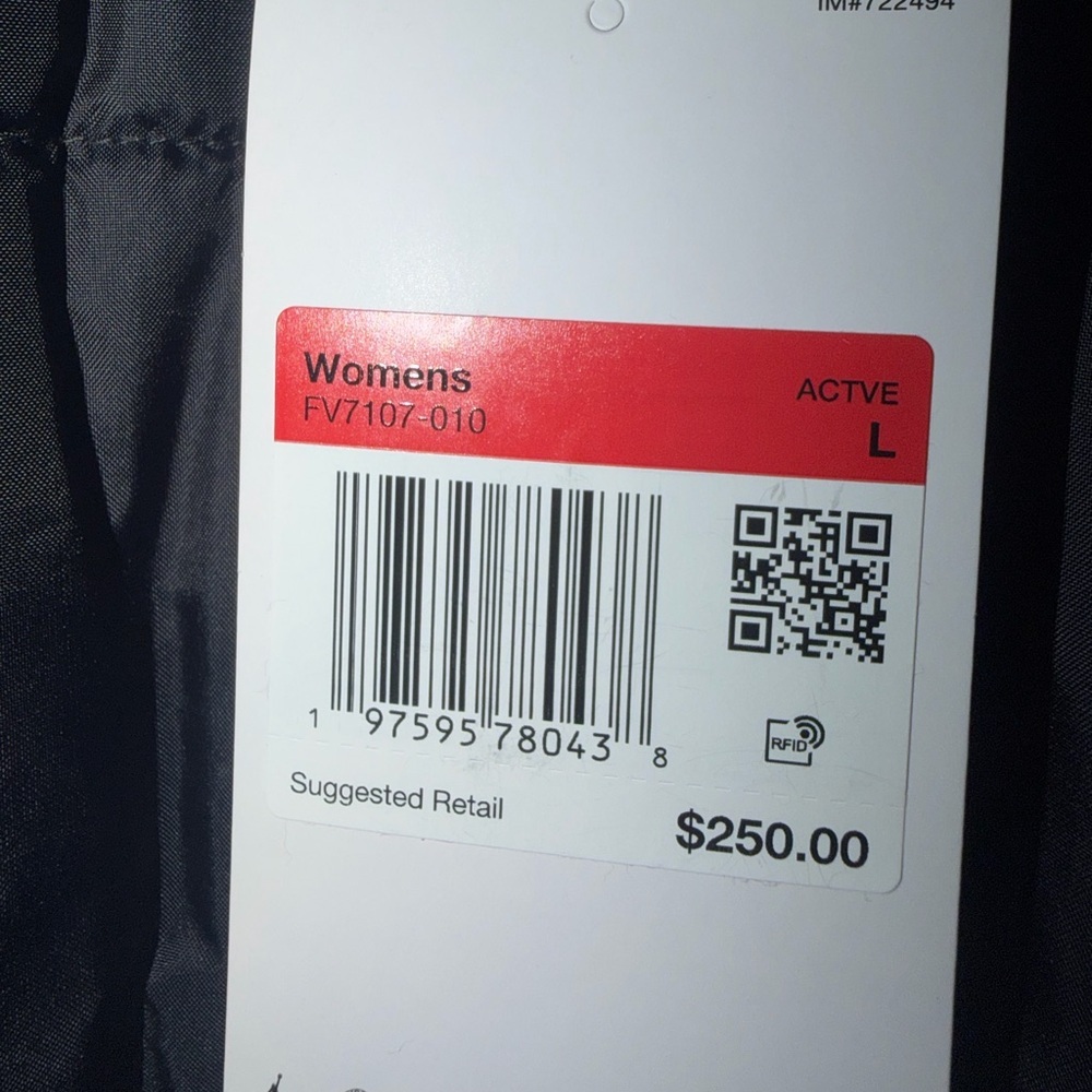 Nike Jordan Flight Renegade Bomber Jacket Women’s Large Black - Picture 11 of 12